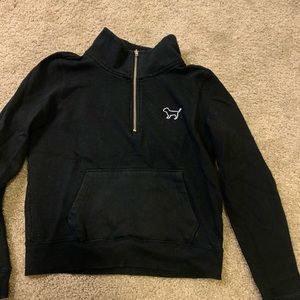 Victors secret pink 3/4 zip jacket